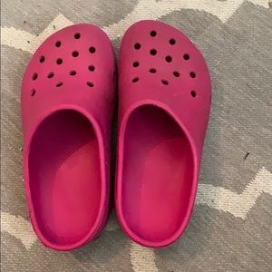 Hot Pink Crocs